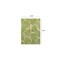 Homeroots 5 x 8 ft. Sand & Lime Green Leaves Indoor & Outdoor Area Rug 384344 - alternate 3